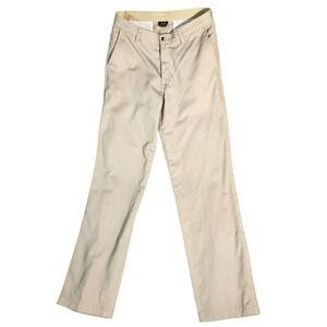 Wrangler Riata Pants Men's 31X32 Khaki Straight Fit Cotton 00094KH
